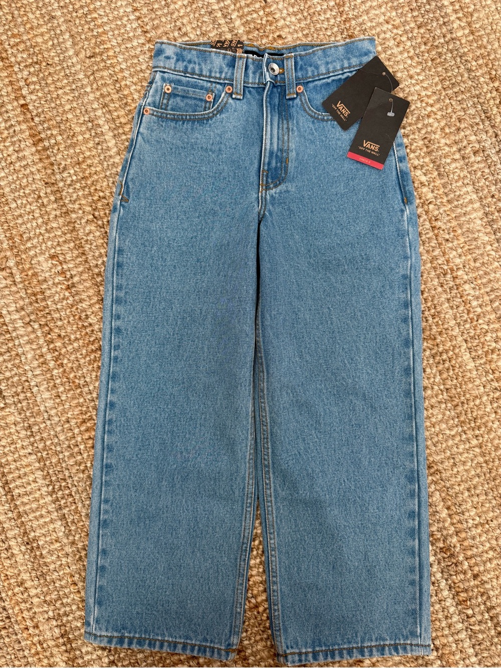 Vans Kids Light Blue Wide Leg Jeans